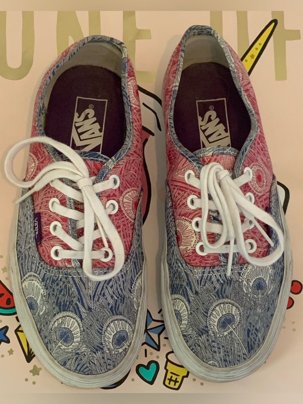 Vans Authentic x Liberty London Skate Sneakers - Picture 4 of 11